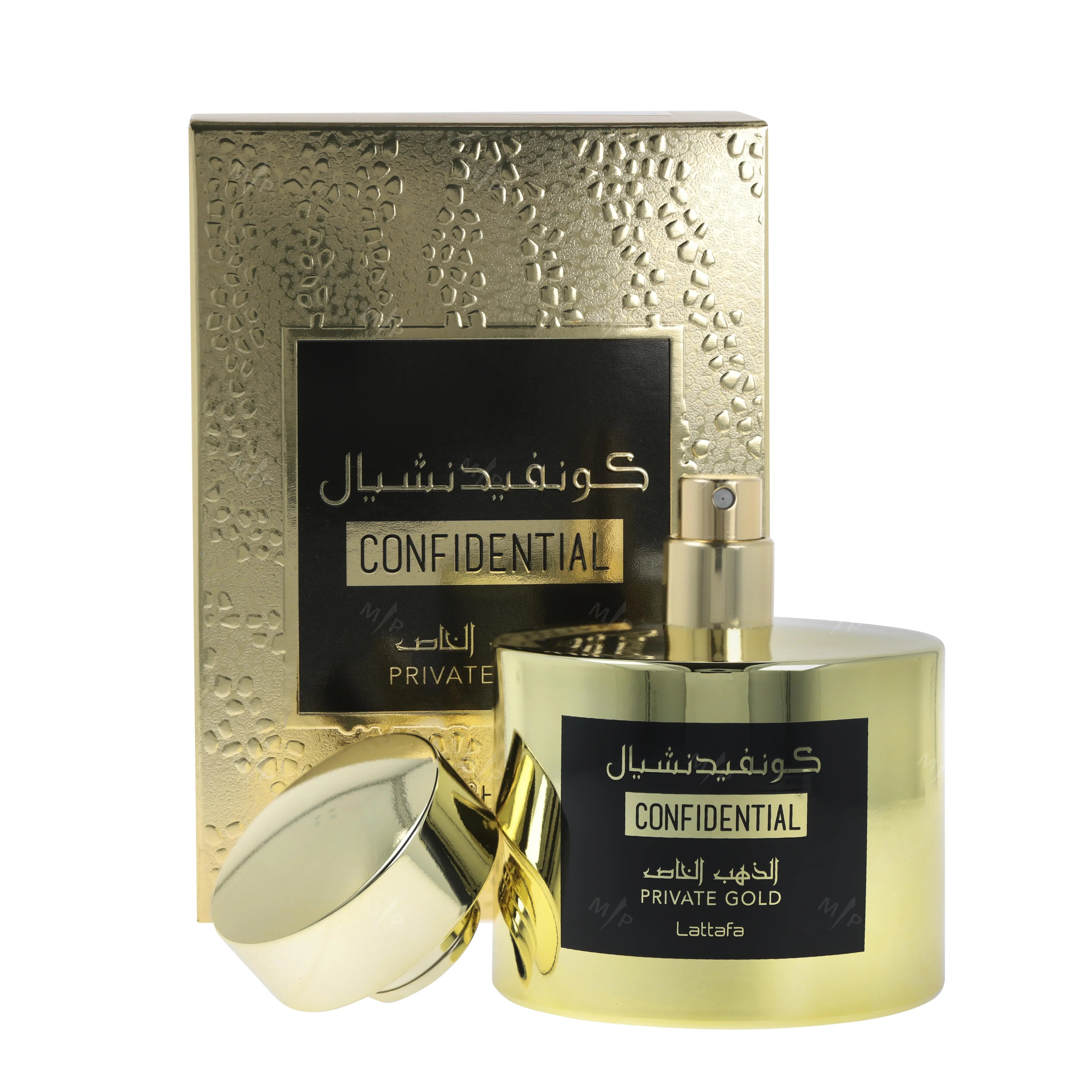 Lattafa Confidential Private Gold Eau de Parfum for Unisex | Maple
