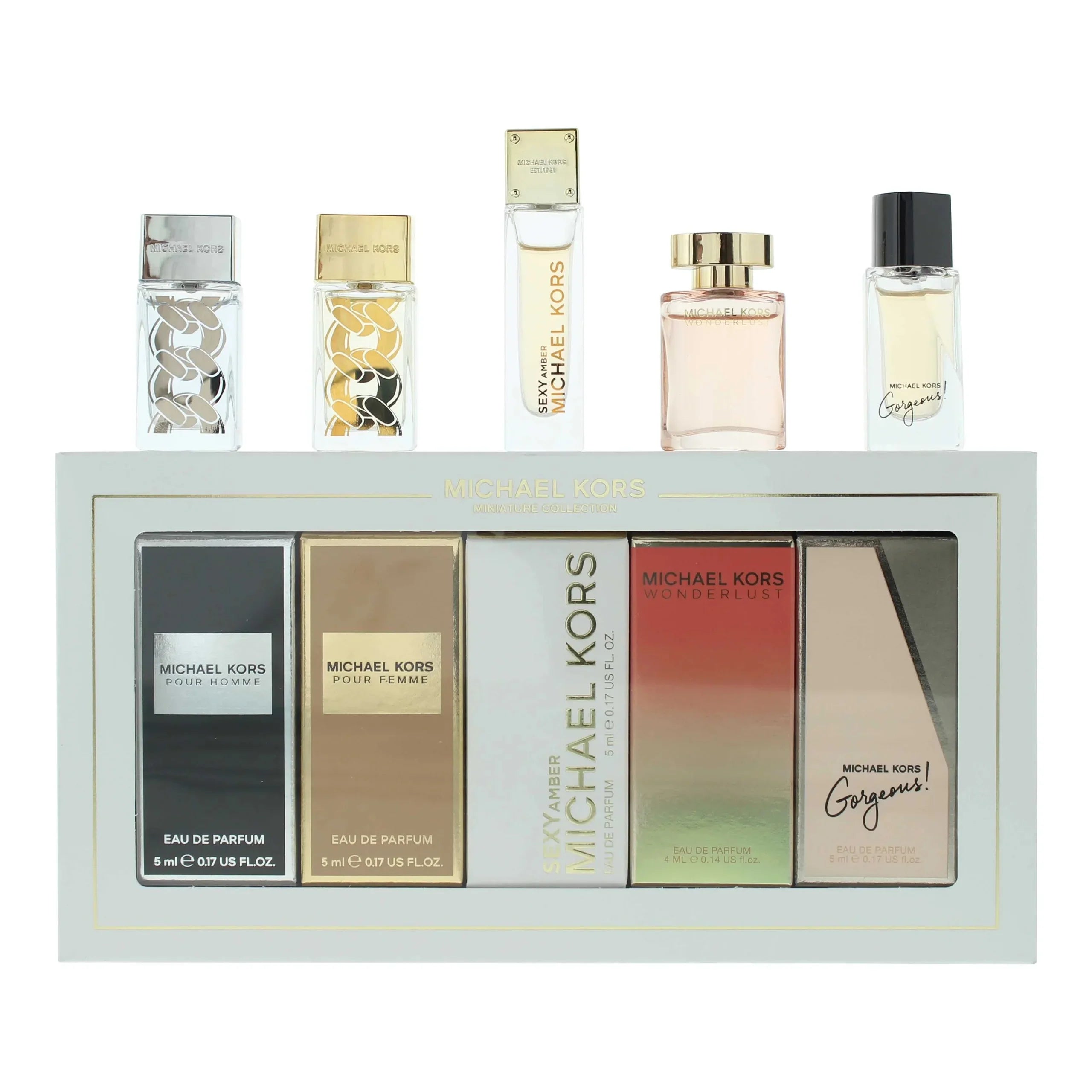 レアFRAGRANCE PORTFOLIO POUR HOMME ミニ香水セット Michael Kors Miniature Collection Eau de Parfum for Unisex | Maple