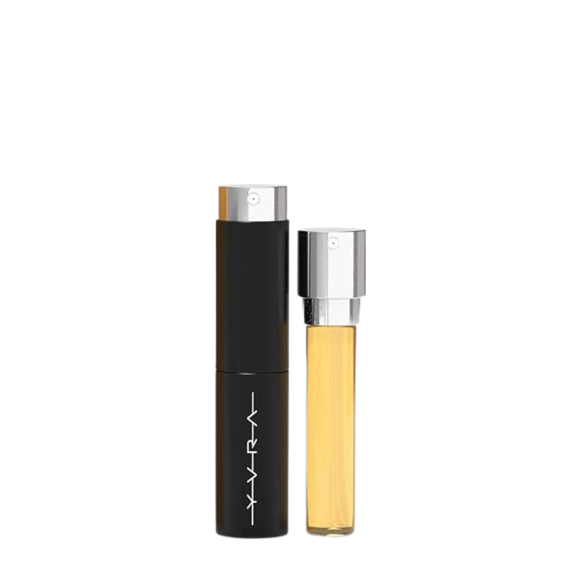 YVRA 1958 L’Essence de L’Essence men's parfum bottle, elegant design, 0.09 oz (2.8 ml), premium fragrance by YVRA