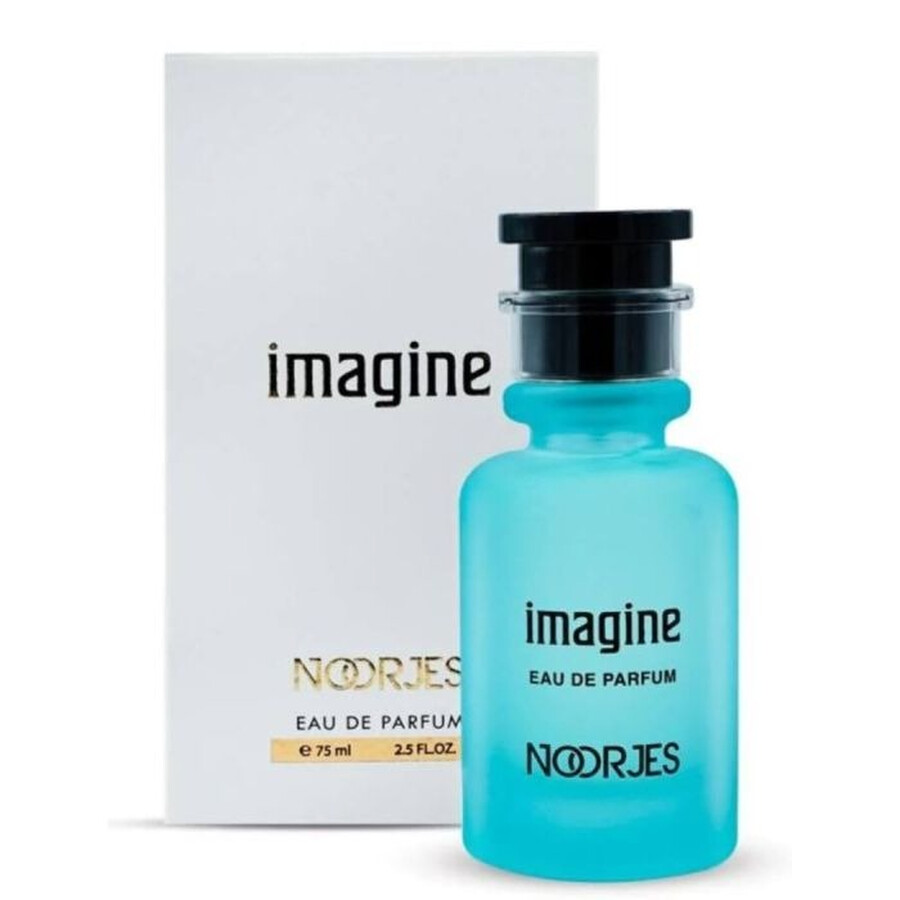 Noorjes Imagine unisex Eau de Parfum bottle in 75ml size, elegant design with a sleek, modern look.