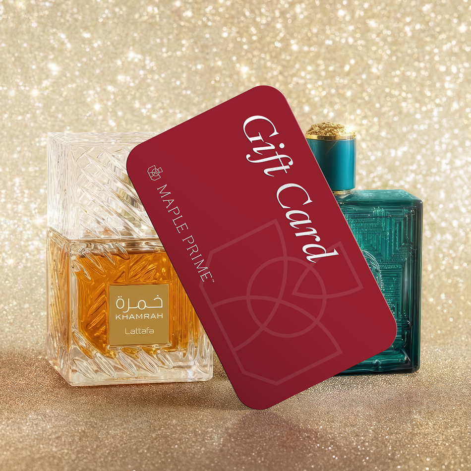 Maple Prime gift card, a versatile gift option with a sleek design, perfect for gifting or personal use.