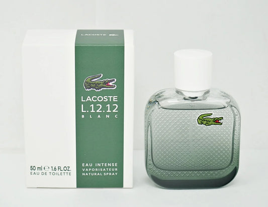 Lacoste L.12.12 Blanc Intense Eau de Toilette for Men - Maple Prime